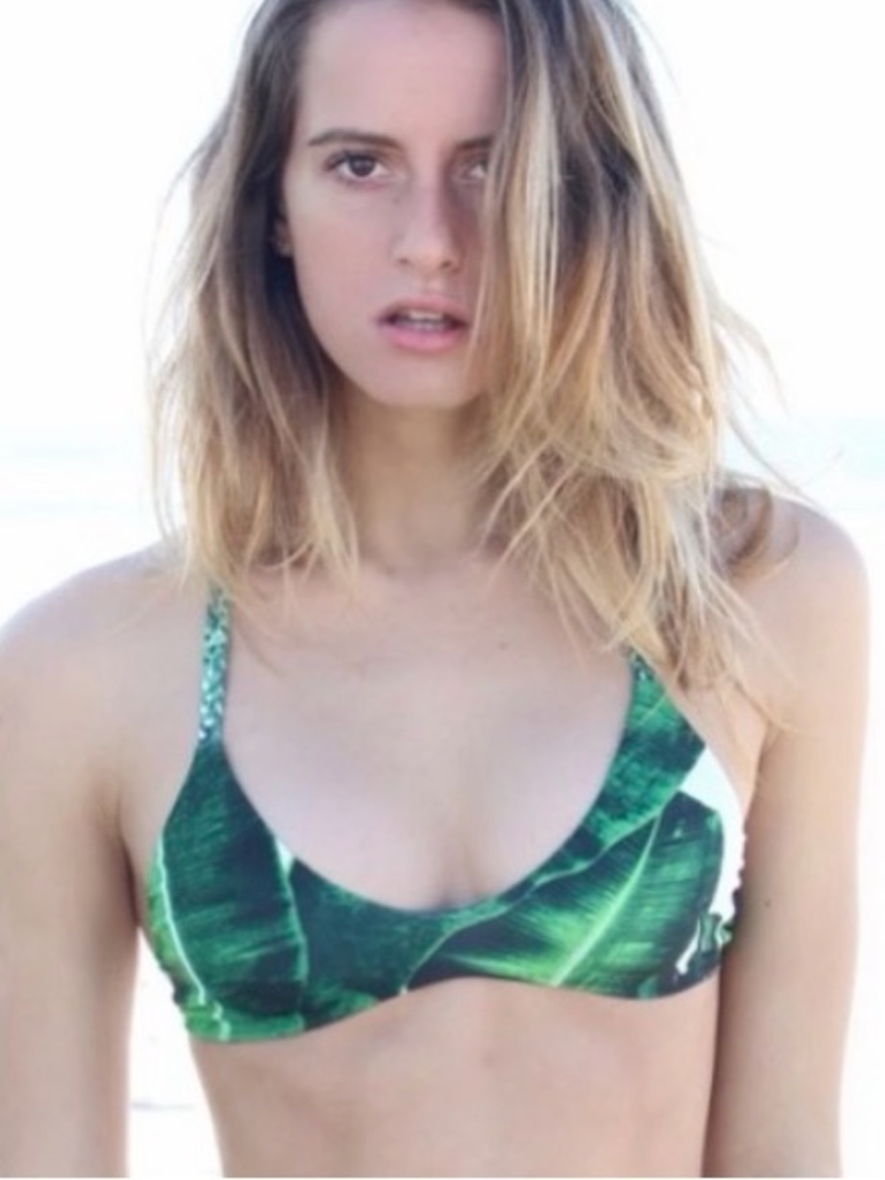 STN FX STONE FOX SWIM Indie Bikini in Banana Leaf (628)